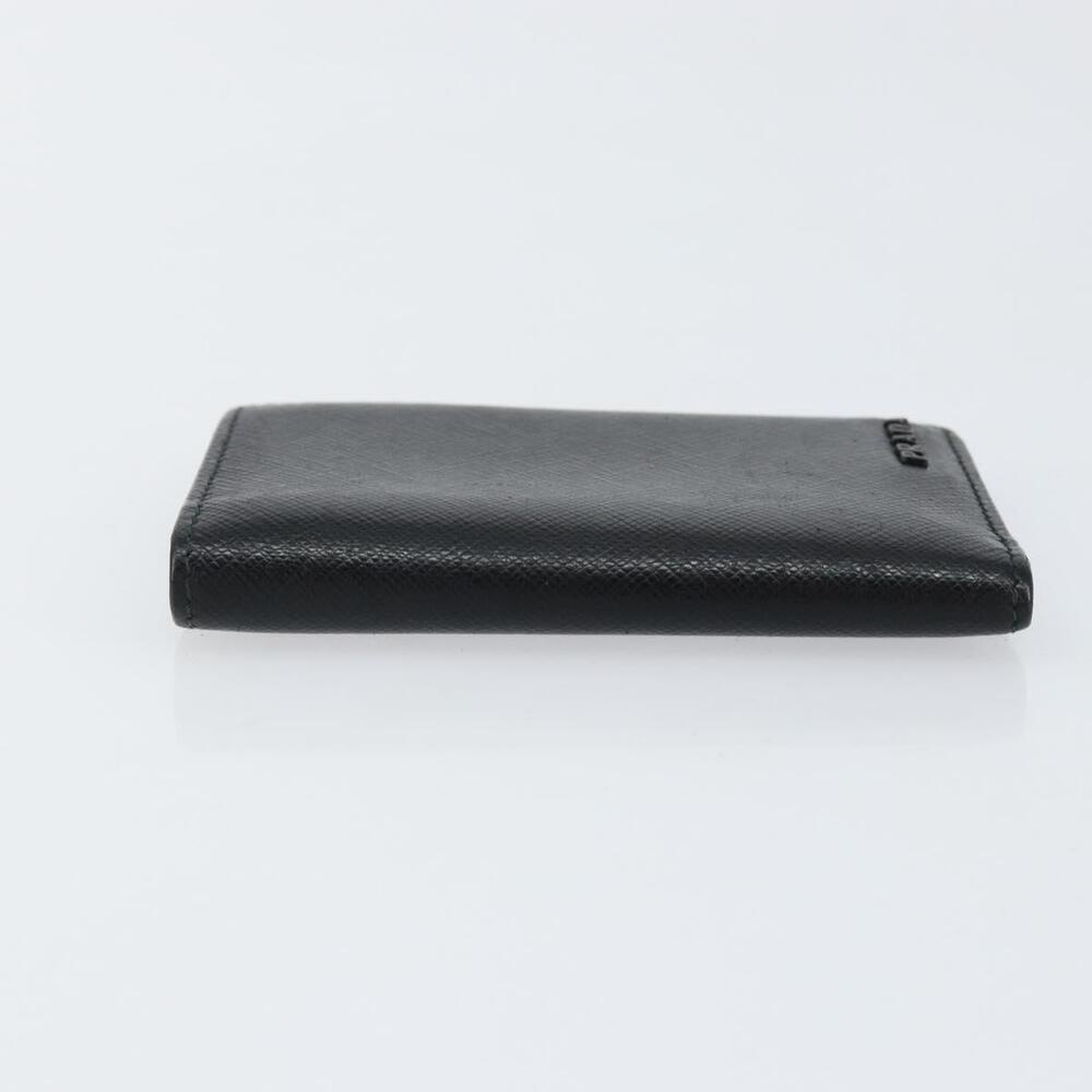 PRADA Card Case Safiano leather Black Auth bs30916 - Picture 4 of 16
